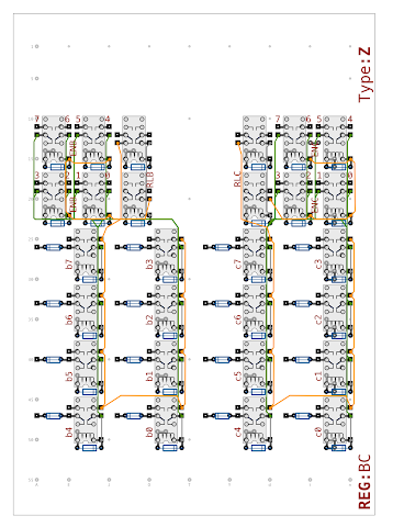 2 x 8-bit register relays + gating relays
